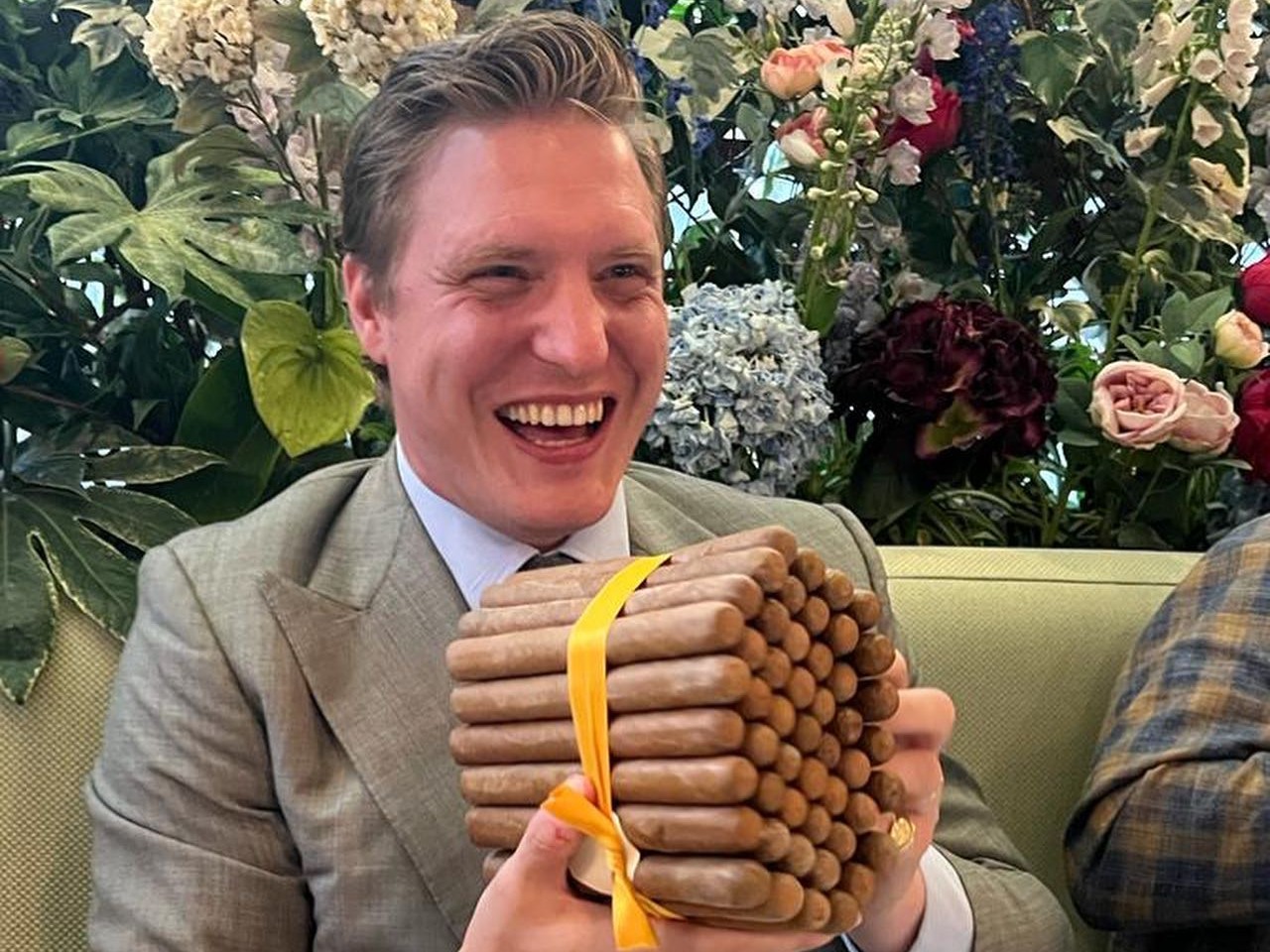 Cigar Keep's First Luncheon